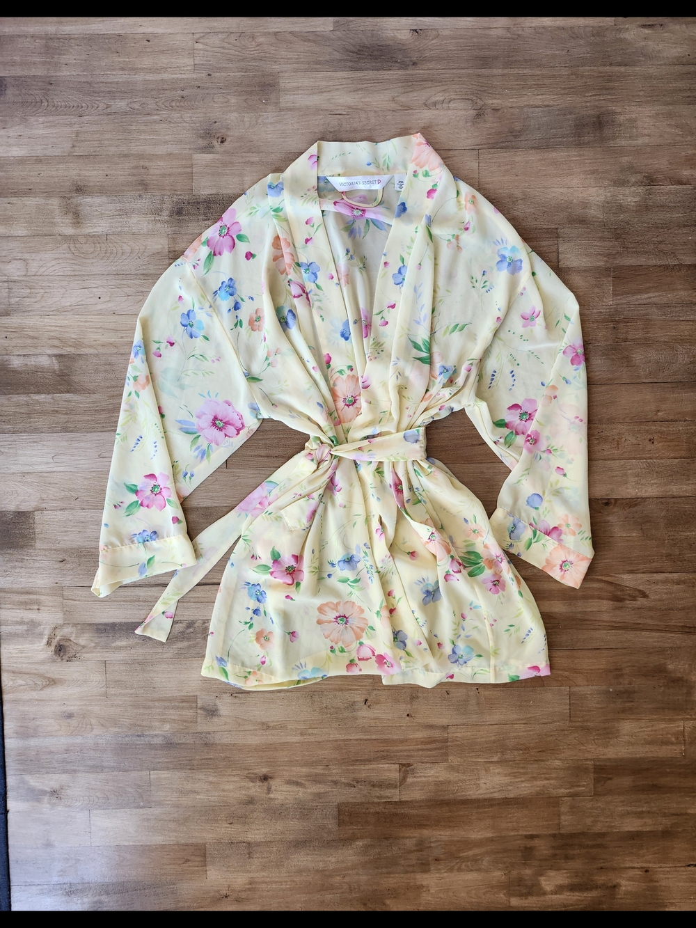 Victoria's Secret Yellow Floral Robe